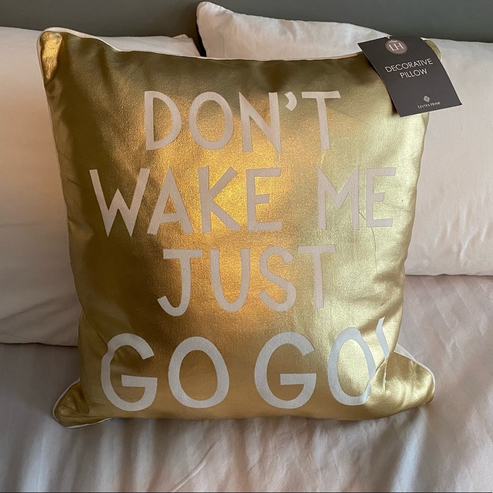 Nordstrom - gold pillow